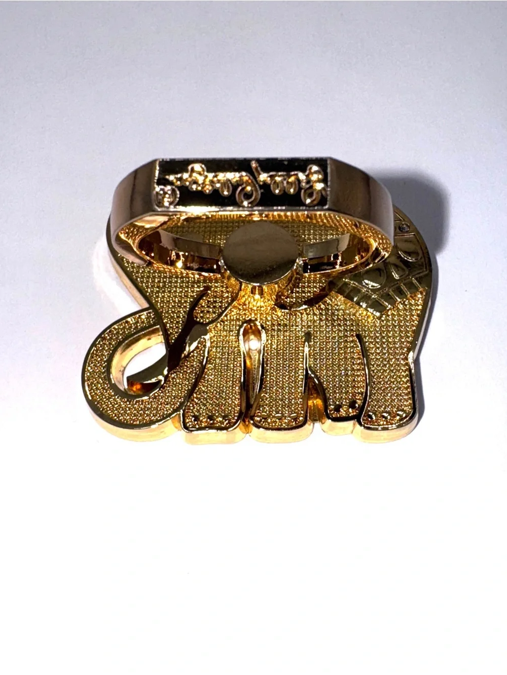 Lilly Pulitzer Gold Elephant Phone Ring NWT